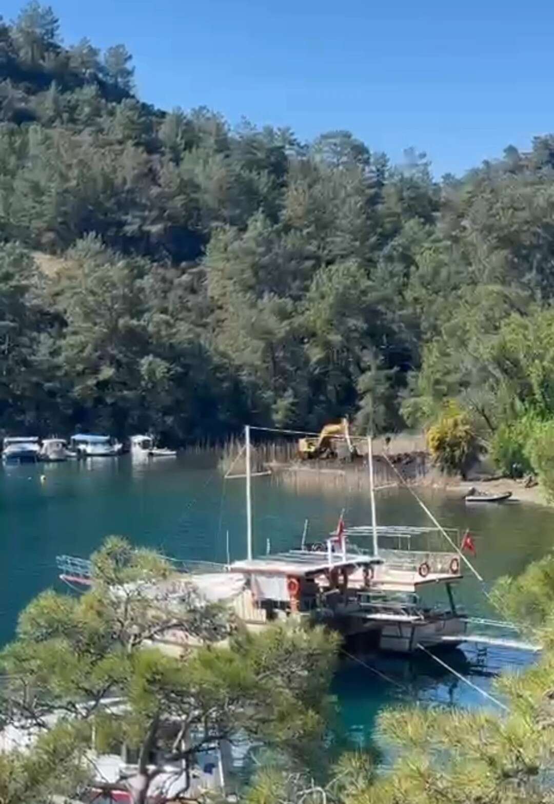 Muğla Büyükşehir Belediye Başkanı Ahmet Aras'tan Göcek Osmanağa Koyu'ndaki İnşaata Tepki 2